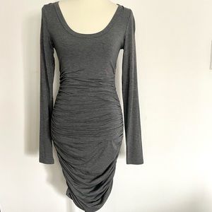 Club Monaco Rouched Knit Dress
